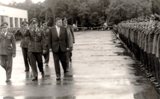 Bundeswehr Luftwaffe - Minister Franz-Josef Strauß in NÖRVENICH (Rheinland)